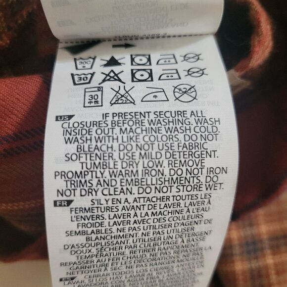 5.11 Tactical Womens Ruth Plaid Long Sleeve Flannel Button-Down Shirt - Picture 14 of 16